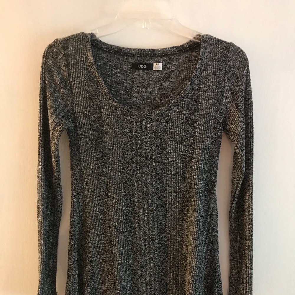 Grey Knit Dress